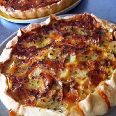 Tourte aux légumes et aux fromage